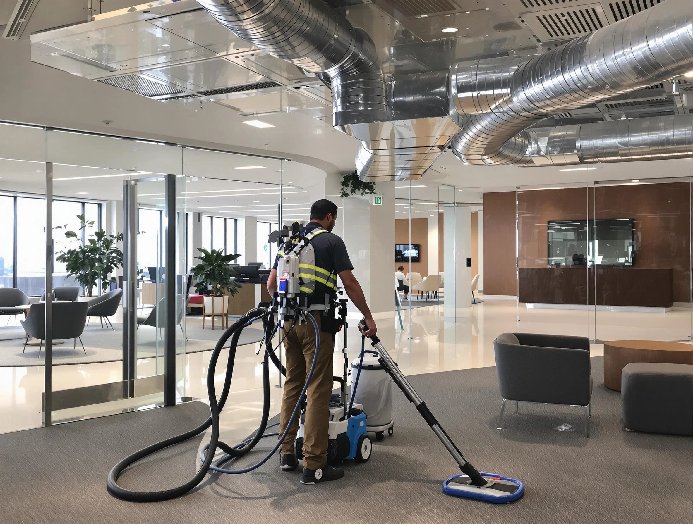 Commercial duct cleaning service by Lake Wilderness Air Duct Cleaning in Lake Wilderness