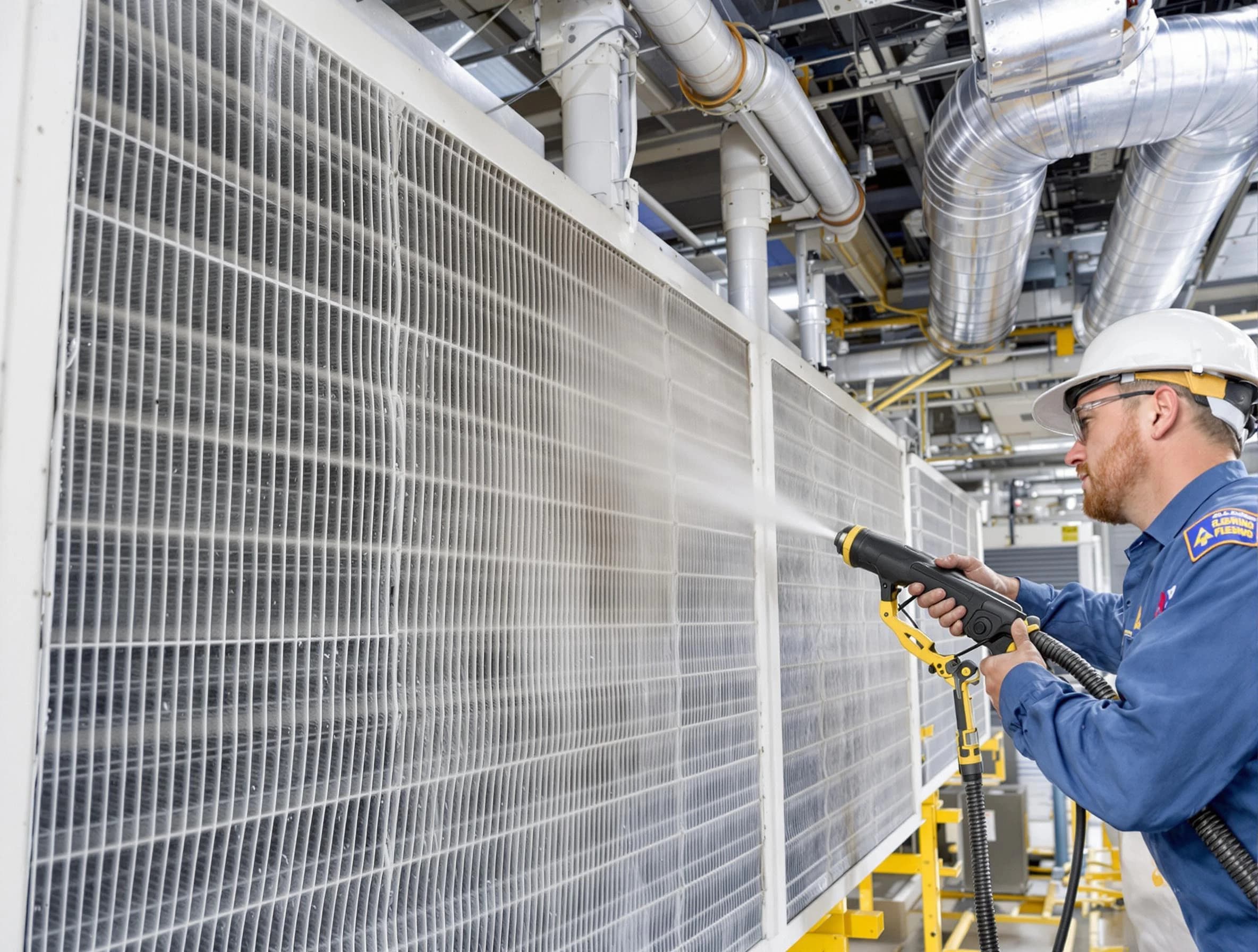 Professional commercial coil cleaning by Lake Wilderness Air Duct Cleaning in Lake Wilderness