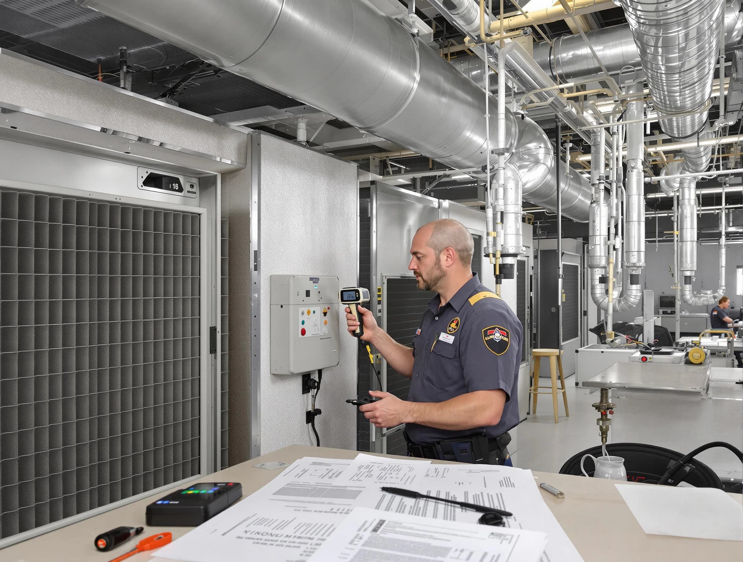 Professional filter system inspection by Lake Wilderness Air Duct Cleaning in Lake Wilderness