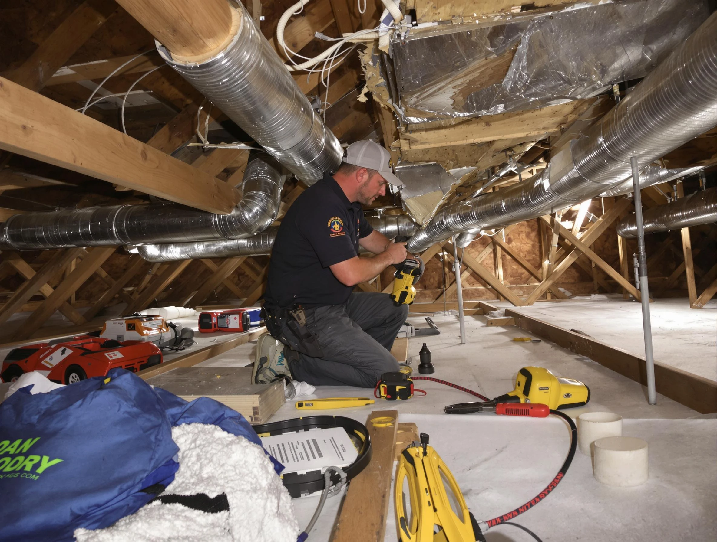 Professional air duct repair by Lake Wilderness Air Duct Cleaning in Lake Wilderness