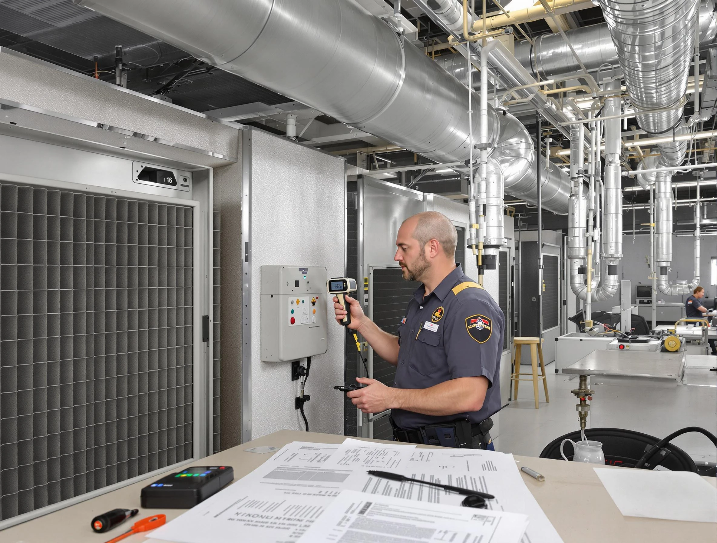 Professional filter system inspection by Lake Wilderness Air Duct Cleaning in Lake Wilderness